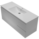 Nevada Classic Vanity 1200mm Centre Bowl Alpha Top Wall hung (NVC-V-1200-C-APH-W)
