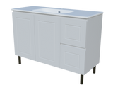 Nevada Classic Vanity 1200mm Centre Bowl Haven Top On Legs (NVC-V-1200-C-HVN-L)