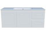 Nevada Classic Vanity 1200mm Centre Bowl Haven Top Wall hung (NVC-V-1200-C-HVN-W)