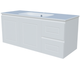 Nevada Classic Vanity 1200mm Centre Bowl Haven Top Wall hung (NVC-V-1200-C-HVN-W)
