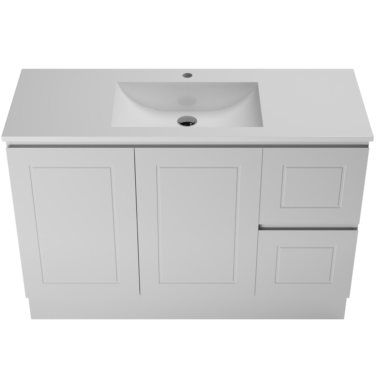 Nevada Classic Vanity 1200mm Centre Bowl Regal Top Floor standing (NVC-V-1200-C-REG-F)