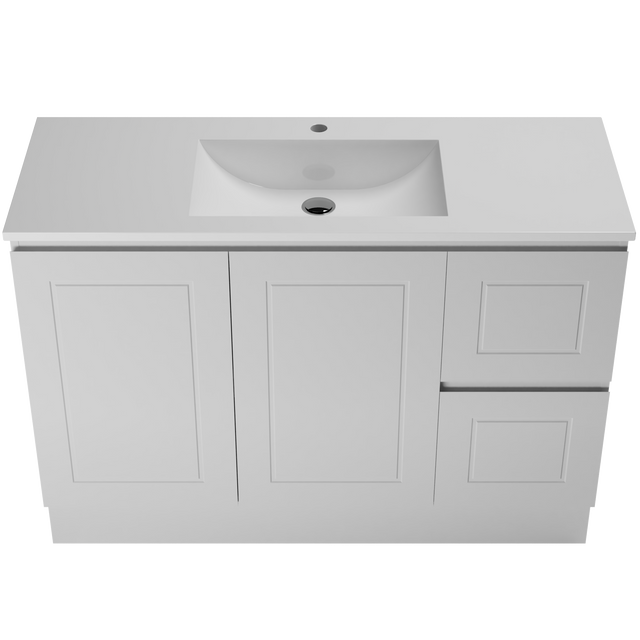 Nevada Classic Vanity 1200mm Centre Bowl Regal Top Floor standing (NVC-V-1200-C-REG-F)