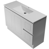 Nevada Classic Vanity 1200mm Centre Bowl Regal Top Floor standing (NVC-V-1200-C-REG-F)