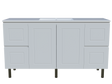 Nevada Classic Vanity 1500mm Centre Bowl Alpha Top On Legs (NVC-V-1500-C-APH-L)