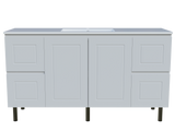 Nevada Classic Vanity 1500mm Centre Bowl Alpha Top On Legs (NVC-V-1500-C-APH-L)