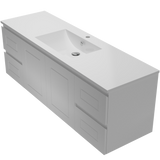 Nevada Classic Vanity 1500mm Centre Bowl Alpha Top Wall hung (NVC-V-1500-C-APH-W)