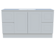 Nevada Classic Vanity 1500mm Centre Bowl Haven Top Floor standing (NVC-V-1500-C-HVN-F)