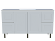 Nevada Classic Vanity 1500mm Centre Bowl Regal Top On Legs (NVC-V-1500-C-REG-L)