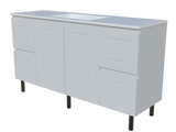 Nevada Classic Vanity 1500mm Centre Bowl Regal Top On Legs (NVC-V-1500-C-REG-L)