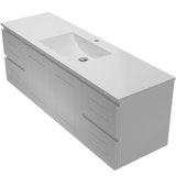 Nevada Classic Vanity 1500mm Centre Bowl Regal Top Wall hung (NVC-V-1500-C-REG-W)
