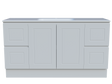 Nevada Classic Vanity 1500mm Centre Bowl Stadium Top Floor standing (NVC-V-1500-C-STD-F)
