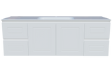 Nevada Classic Vanity 1500mm Centre Bowl Stadium Top Wall hung (NVC-V-1500-C-STD-W)
