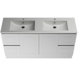 Nevada Classic Vanity 1500mm Double Bowl Alpha Top Floor standing (NVC-V-1500-D-APH-F)