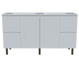 Nevada Classic Vanity 1500mm Double Bowl Alpha Top On Legs (NVC-V-1500-D-APH-L)