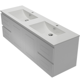 Nevada Classic Vanity 1500mm Double Bowl Alpha Top Wall hung (NVC-V-1500-D-APH-W)