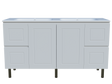 Nevada Classic Vanity 1500mm Double Bowl Haven Top On Legs (NVC-V-1500-D-HVN-L)