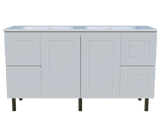 Nevada Classic Vanity 1500mm Double Bowl Haven Top On Legs (NVC-V-1500-D-HVN-L)