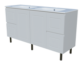 Nevada Classic Vanity 1500mm Double Bowl Haven Top On Legs (NVC-V-1500-D-HVN-L)