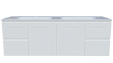 Nevada Classic Vanity 1500mm Double Bowl Stadium Top Wall hung (NVC-V-1500-D-STD-W)