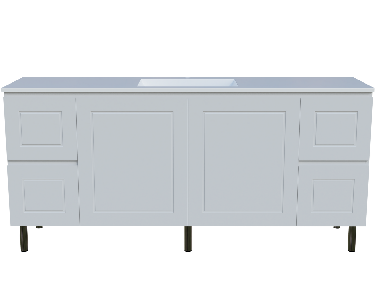 Nevada Classic Vanity 1800mm Centre Bowl Regal Top On Legs (NVC-V-1800-C-REG-L)