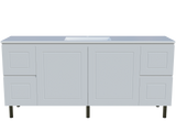 Nevada Classic Vanity 1800mm Centre Bowl Regal Top On Legs (NVC-V-1800-C-REG-L)