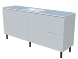 Nevada Classic Vanity 1800mm Centre Bowl Regal Top On Legs (NVC-V-1800-C-REG-L)