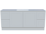 Nevada Classic Vanity 1800mm Centre Bowl Stadium Top Floor standing (NVC-V-1800-C-STD-F)