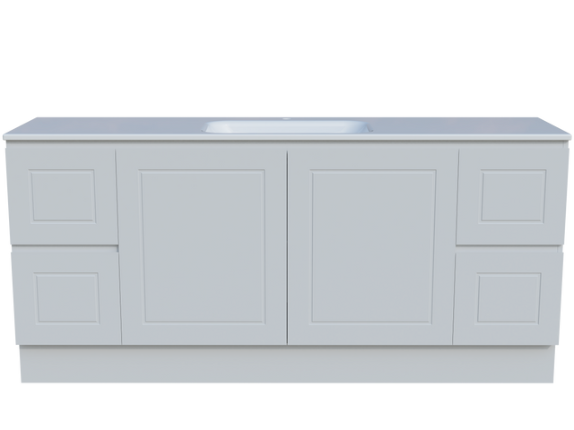 Nevada Classic Vanity 1800mm Centre Bowl Stadium Top Floor standing (NVC-V-1800-C-STD-F)