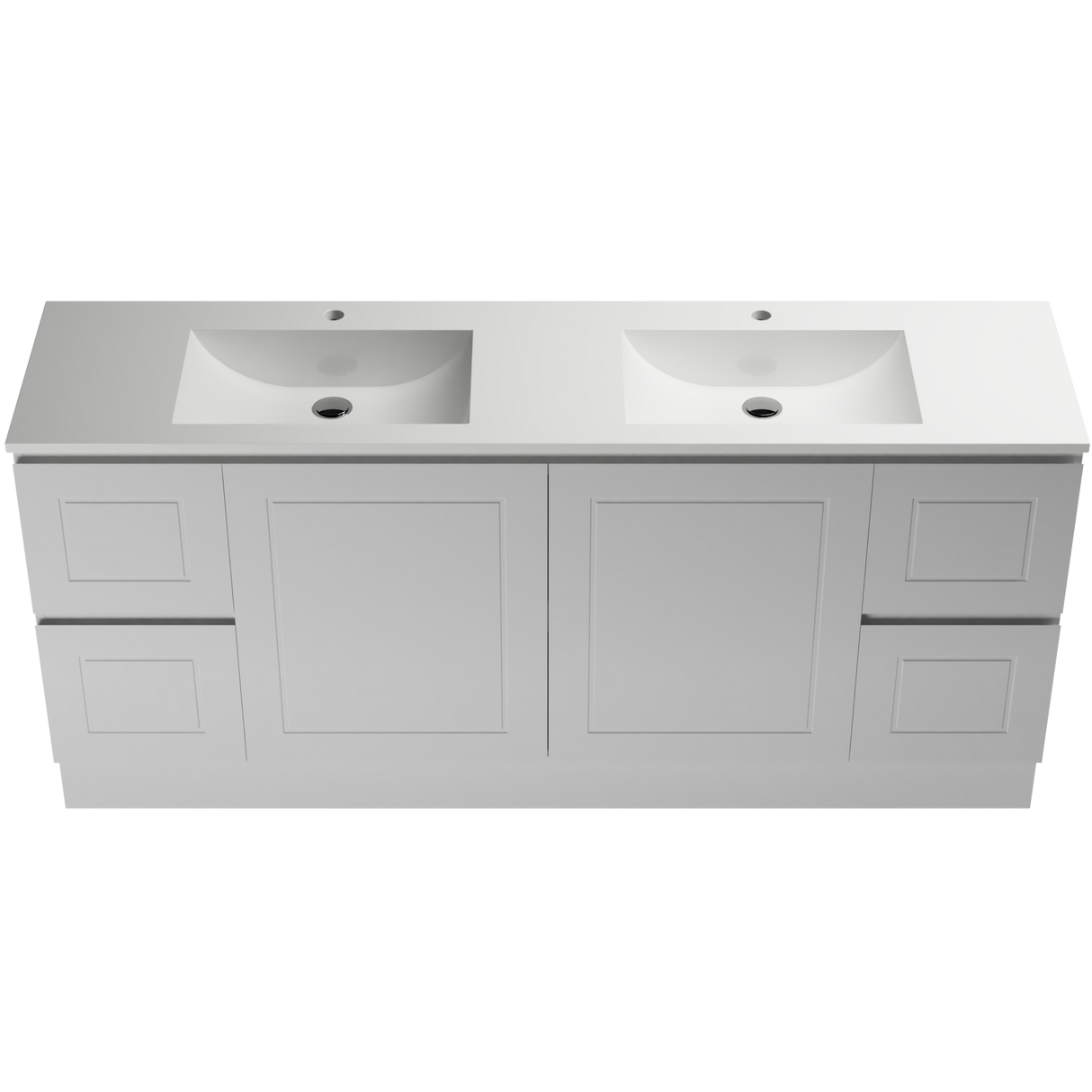 Nevada Classic Vanity 1800mm Double Bowl Regal Top Floor standing (NVC-V-1800-D-REG-F)
