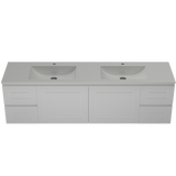 Nevada Classic Vanity 1800mm Double Bowl Regal Top Wall hung (NVC-V-1800-D-REG-W)