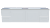 Nevada Classic Vanity 1800mm Double Bowl Stadium Top Wall hung (NVC-V-1800-D-STD-W)