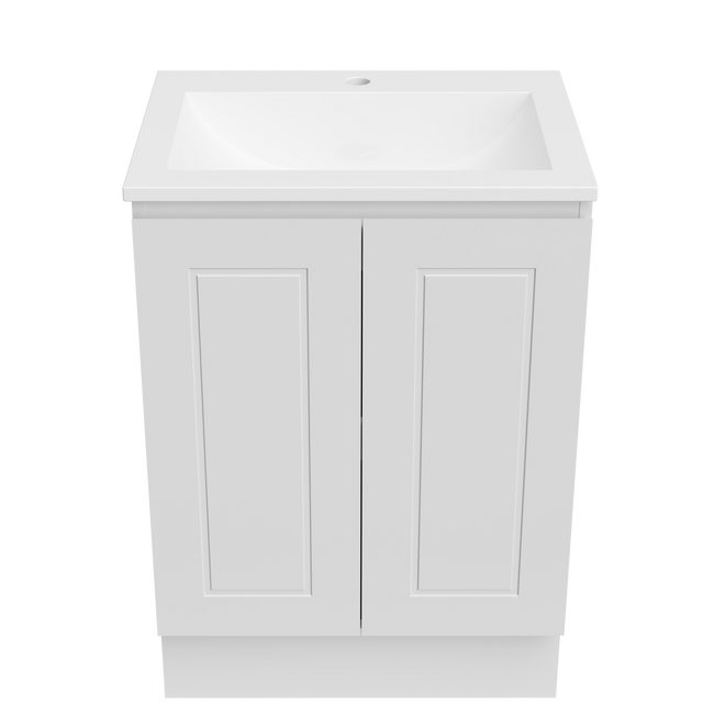 Nevada Classic Vanity 600mm Centre Bowl Regal Top Floor standing (NVC-V-600-C-REG-F)