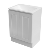 Nevada Classic Vanity 600mm Centre Bowl Regal Top Floor standing (NVC-V-600-C-REG-F)