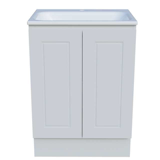 Nevada Classic Vanity 600mm Centre Bowl Stadium Top Floor standing (NVC-V-600-C-STD-F)
