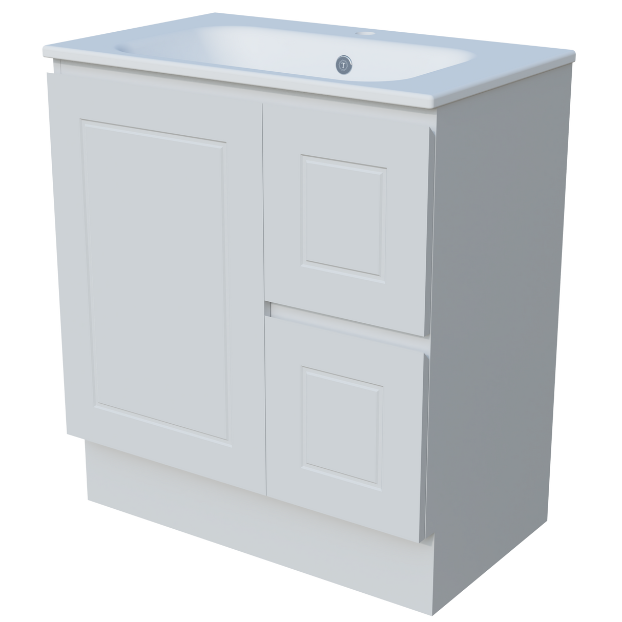 Nevada Classic Vanity 750mm Centre Bowl Haven Top Floor standing (NVC-V-750-C-HVN-F)