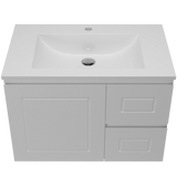 Nevada Classic Vanity 750mm Centre Bowl Regal Top Wall hung (NVC-V-750-C-REG-W)