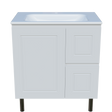 Nevada Classic Vanity 750mm Centre Bowl Stadium Top On Legs (NVC-V-750-C-STD-L)