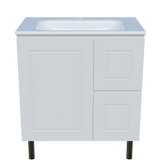 Nevada Classic Vanity 750mm Centre Bowl Stadium Top On Legs (NVC-V-750-C-STD-L)