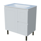 Nevada Classic Vanity 750mm Centre Bowl Stadium Top On Legs (NVC-V-750-C-STD-L)