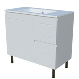 Nevada Classic Vanity 900mm Centre Bowl Alpha Top On Legs (NVC-V-900-C-APH-L)