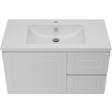 Nevada Classic Vanity 900mm Centre Bowl Alpha Top Wall hung (NVC-V-900-C-APH-W)
