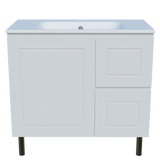 Nevada Classic Vanity 900mm Centre Bowl Haven Top On Legs (NVC-V-900-C-HVN-L)