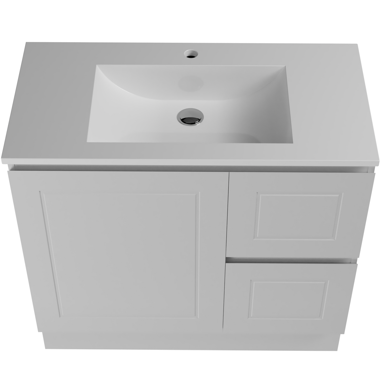 Nevada Classic Vanity 900mm Centre Bowl Regal Top Floor standing (NVC-V-900-C-REG-F)
