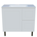 Nevada Classic Vanity 900mm Centre Bowl Stadium Top On Legs (NVC-V-900-C-STD-L)