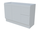 Nevada Classic Cabinet Only 1200mm Right Bowl Floor standing