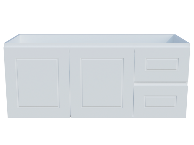 Nevada Classic Cabinet Only 1200mm Centre Bowl Wall hung