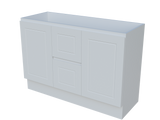 Nevada Classic Cabinet Only 1200mm Right Bowl Floor standing