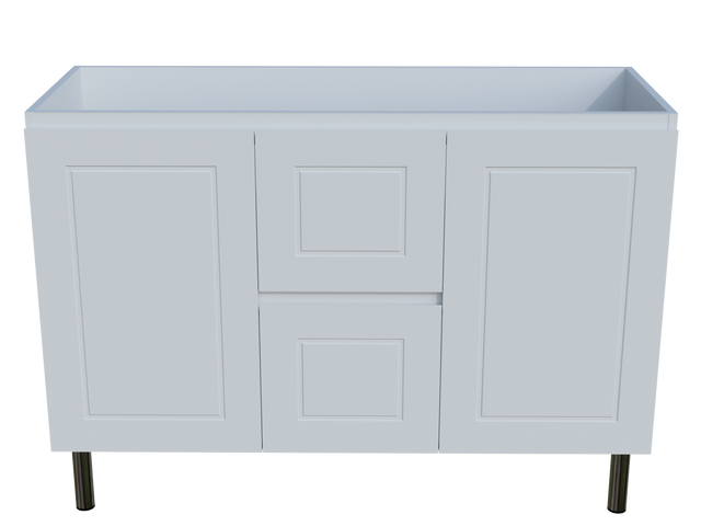 Nevada Classic Cabinet Only 1200mm Double Bowl On Legs