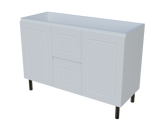 Nevada Classic Cabinet Only 1200mm Double Bowl On Legs