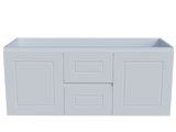 Nevada Classic Cabinet Only 1200mm Double Bowl Wall hung